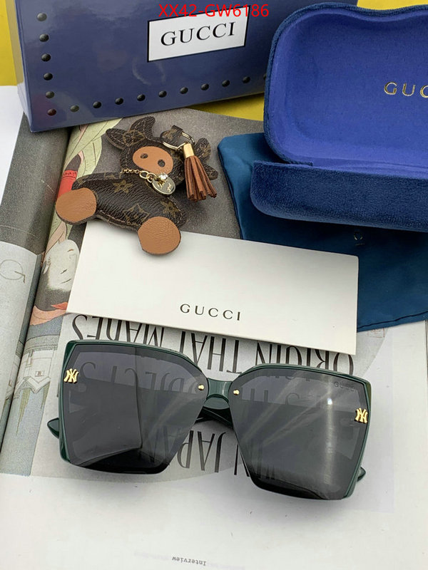 Glasses-Gucci,high quality aaaaa replica , ID: GW6186,$: 42USD