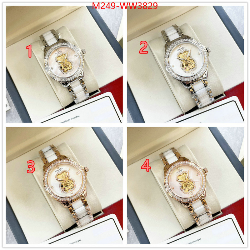 Watch (TOP)-Chanel,highest product quality , ID: WW3829,$: 249USD