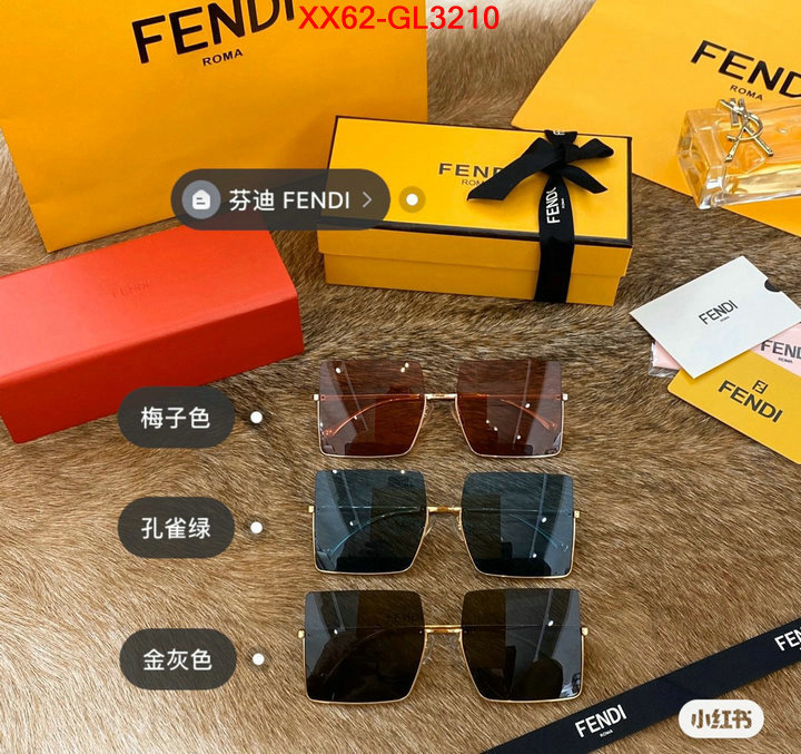 Glasses-Fendi,top perfect fake , ID: GL3210,$: 62USD