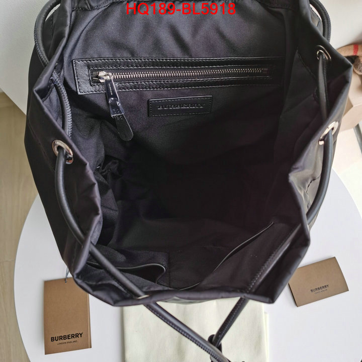 Burberry Bags(TOP)-Backpack-,is it ok to buy replica ,ID: BL5918,$: 189USD