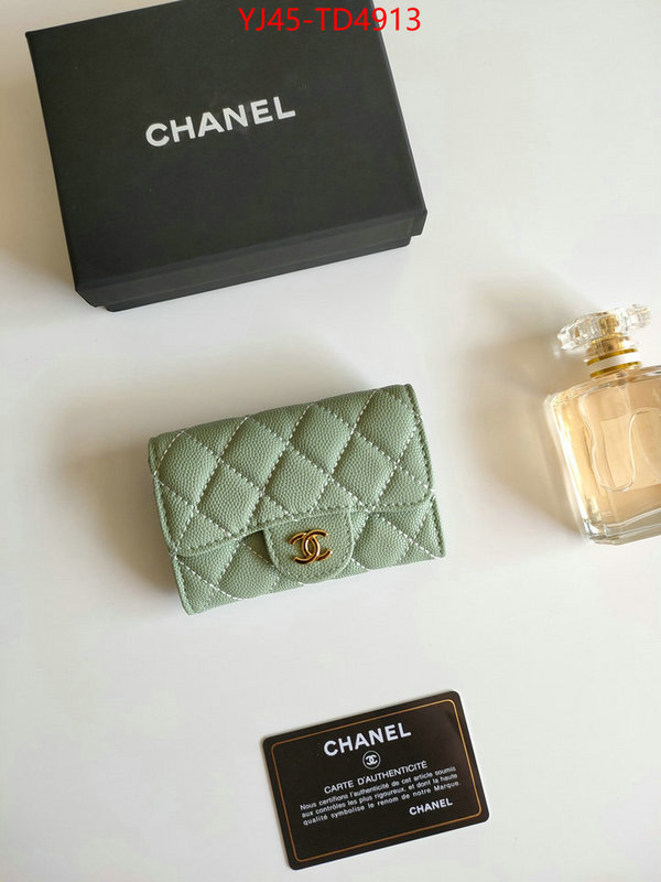 Chanel Bags(4A)-Wallet-,ID: TD4913,$: 45USD