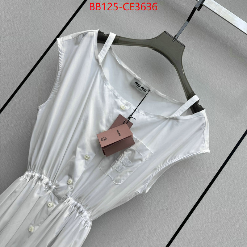 Clothing-MIU MIU,what's the best to buy replica , ID: CE3636,$: 125USD