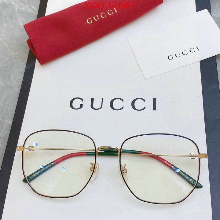 Glasses-Gucci,replicas , ID: GU987,$: 45USD