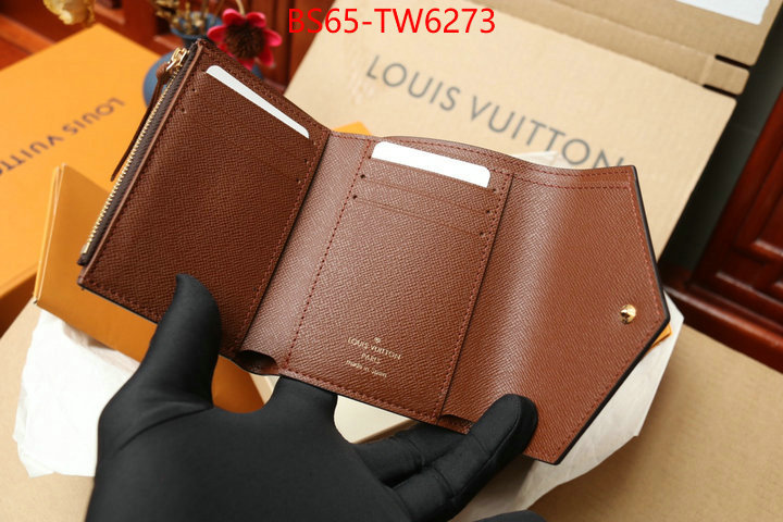 LV Bags(TOP)-Wallet,ID: TW6273,$: 65USD