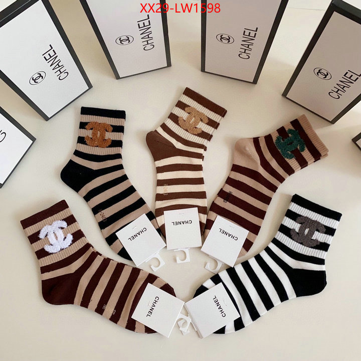 Sock-Chanel,best website for replica , ID: LW1598,$: 29USD