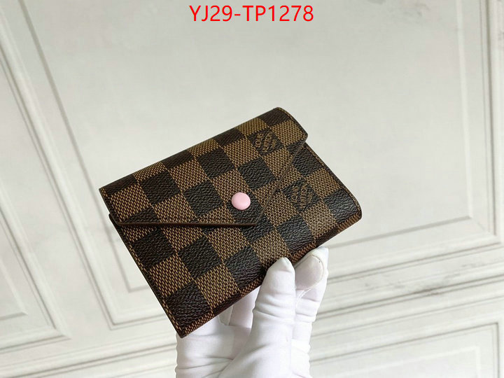 LV Bags(4A)-Wallet,ID: TP1278,$: 29USD