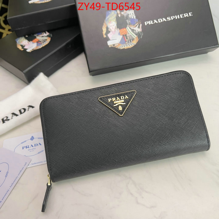 Prada Bags(4A)-Wallet,buy replica ,ID: TD6545,$: 49USD