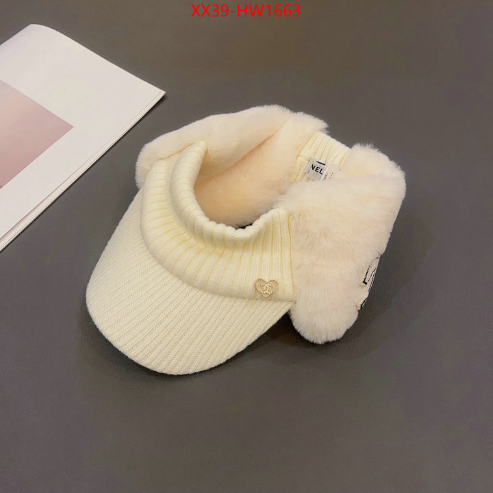 Cap (Hat)-Chanel,best quality replica , ID: HW1663,$: 39USD