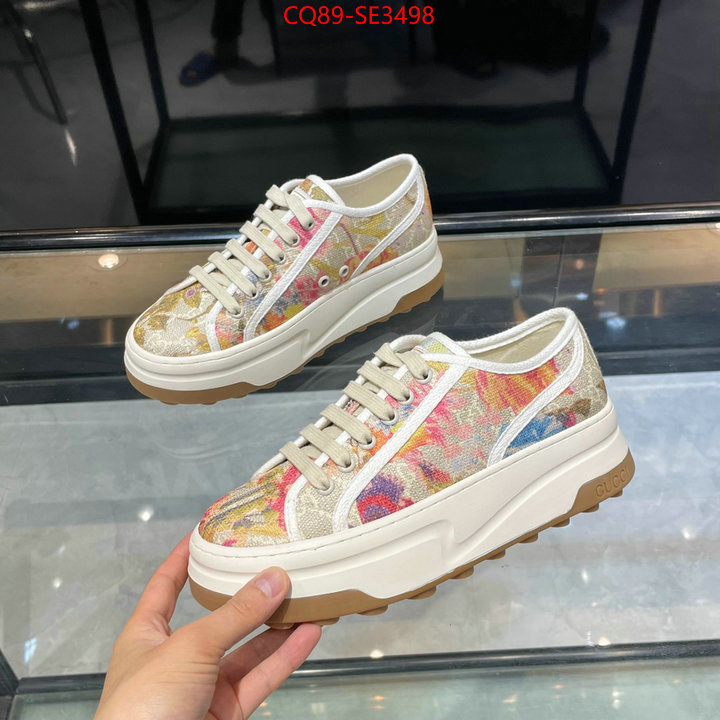 Women Shoes-Gucci,fake aaaaa , ID: SE3498,$: 89USD