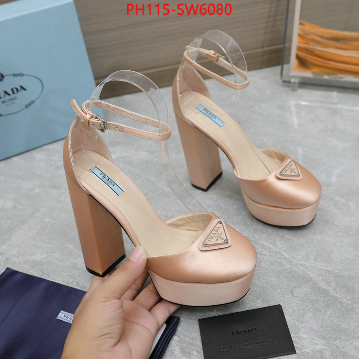 Women Shoes-Prada,highest quality replica , ID: SW6080,$: 115USD