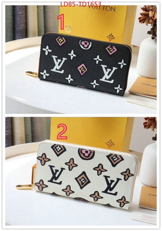 LV Bags(TOP)-Wallet,ID: TD1653,$: 85USD