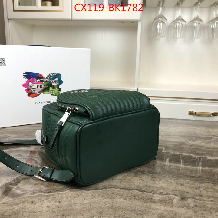 Prada Bags(4A)-Backpack-,buy best quality replica ,ID: BK1782,$:119USD