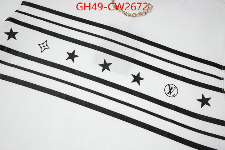 Clothing-LV,designer fake , ID: CW2672,$: 49USD