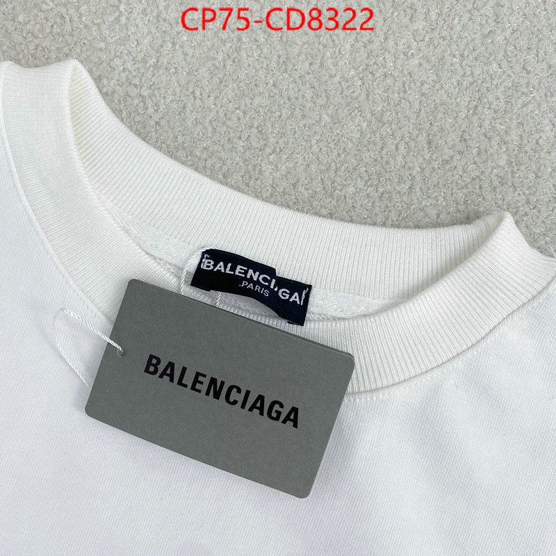Clothing-Balenciaga,buy aaaaa cheap , ID: CD8322,$: 75USD