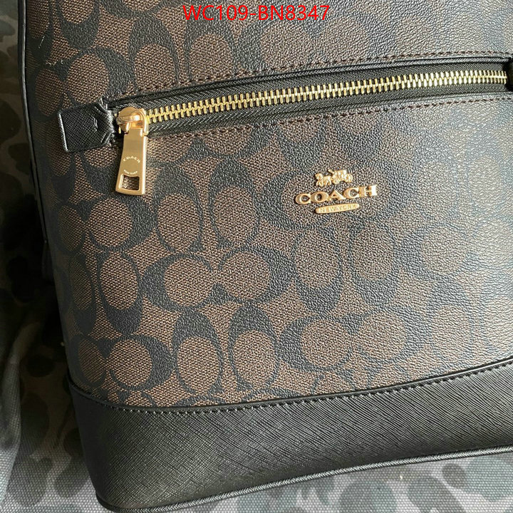 Coach Bags(4A)-Backpack-,buy 1:1 ,ID: BN8347,$: 109USD