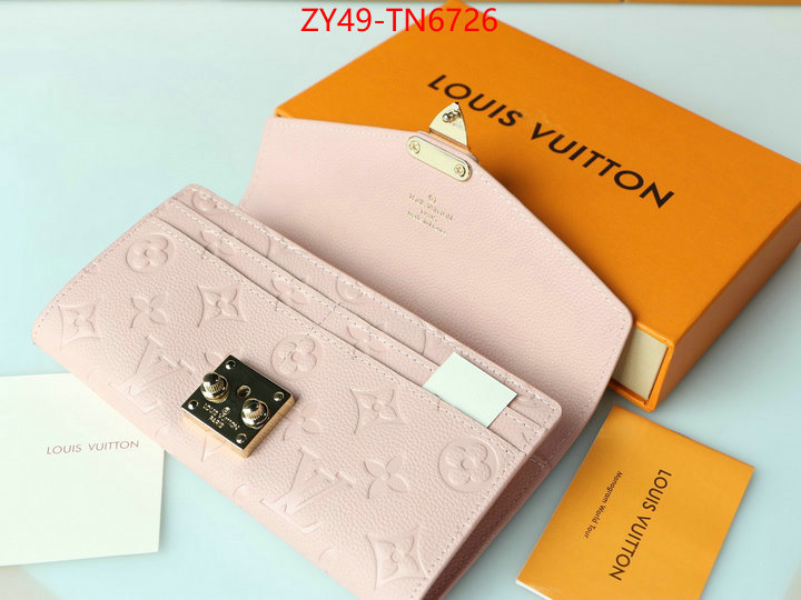 LV Bags(4A)-Wallet,ID: TN6726,$: 49USD