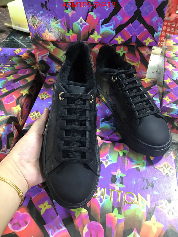 Women Shoes-LV,aaaaa+ class replica , ID: SV419,$:109USD