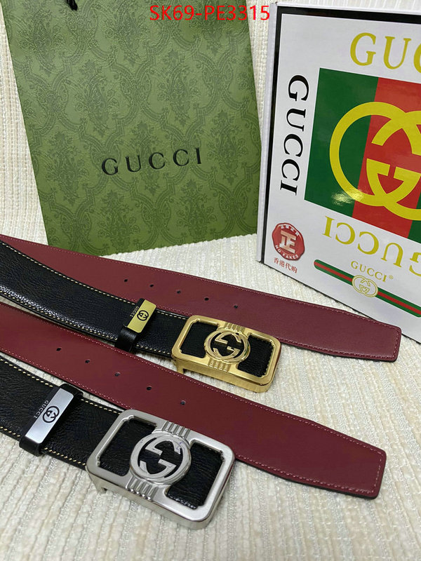 Belts-Gucci,wholesale 2023 replica , ID: PE3315,$: 69USD