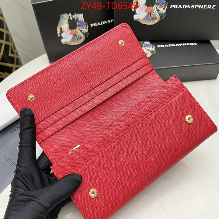 Prada Bags(4A)-Wallet,1:1 replica ,ID: TD6549,$: 49USD