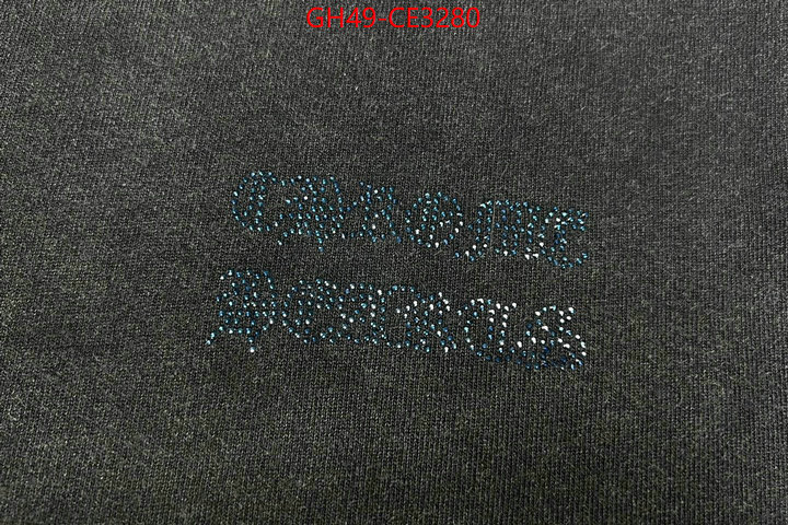 Clothing-Chrome Hearts,fake aaaaa , ID: CE3280,$: 49USD