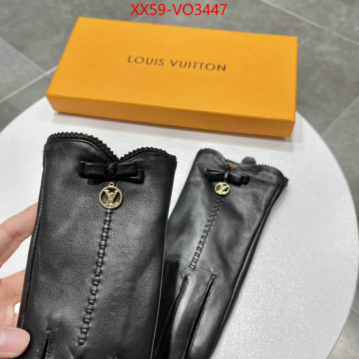 Gloves-LV,buy top high quality replica , ID: VO3447,$: 59USD