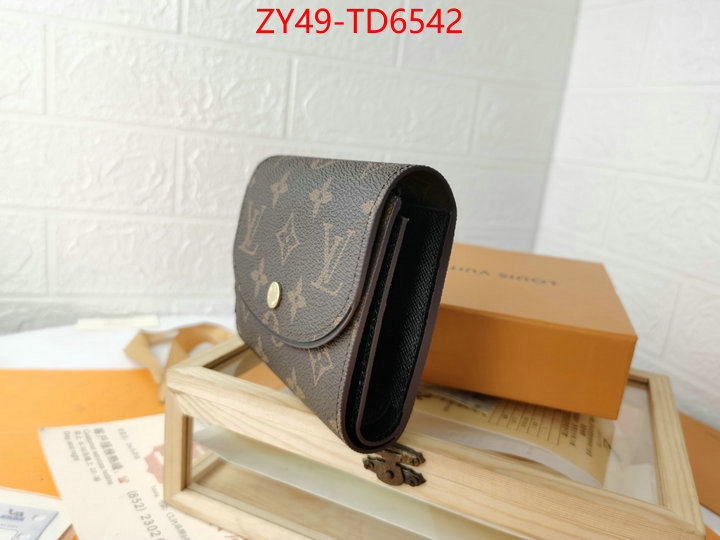 LV Bags(4A)-Wallet,we provide top cheap aaaaa ,ID: TD6542,$: 49USD