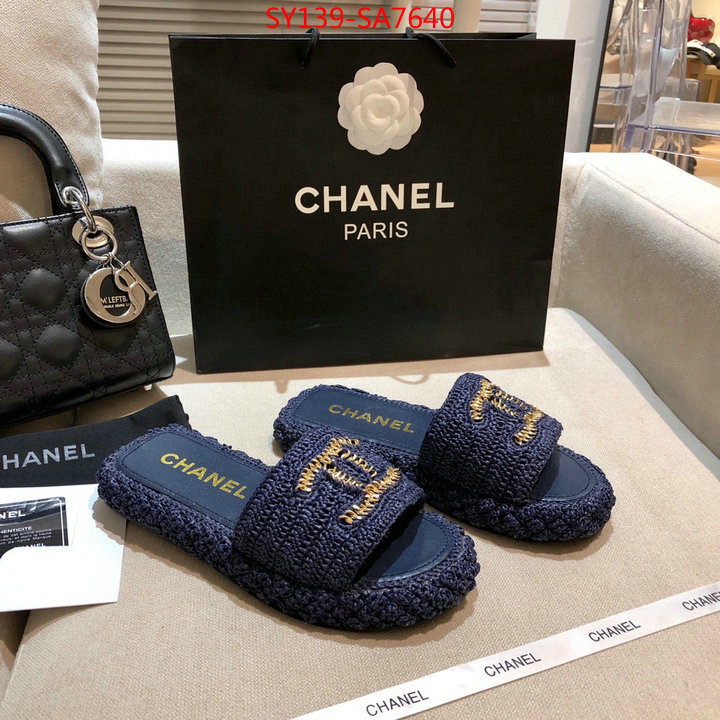 Women Shoes-Chanel,buy replica , ID: SA7640,$: 139USD