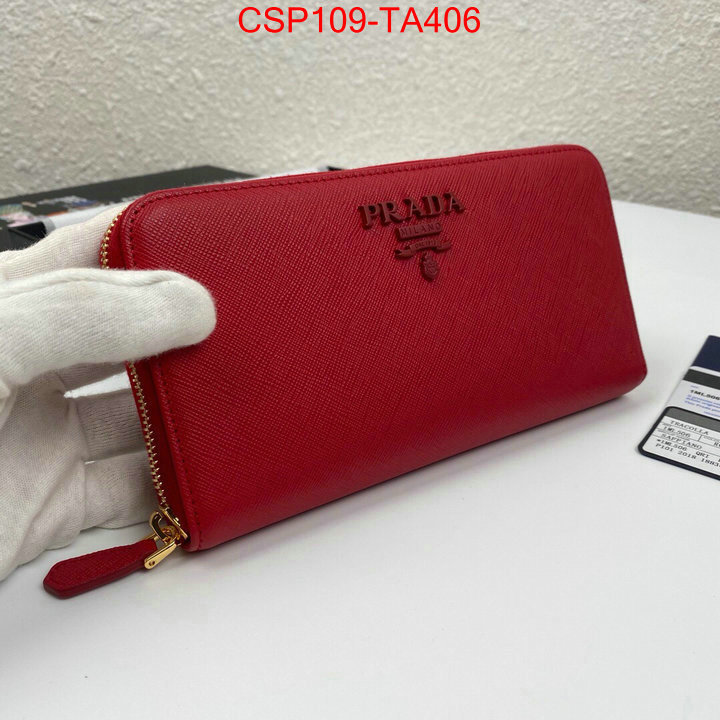 Prada Bags(TOP)-Wallet,ID:TA406,$: 109USD