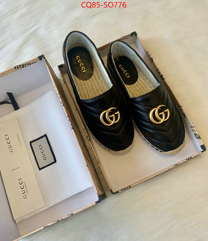 Women Shoes-Gucci,best quality replica , ID: SO776,$: 85USD