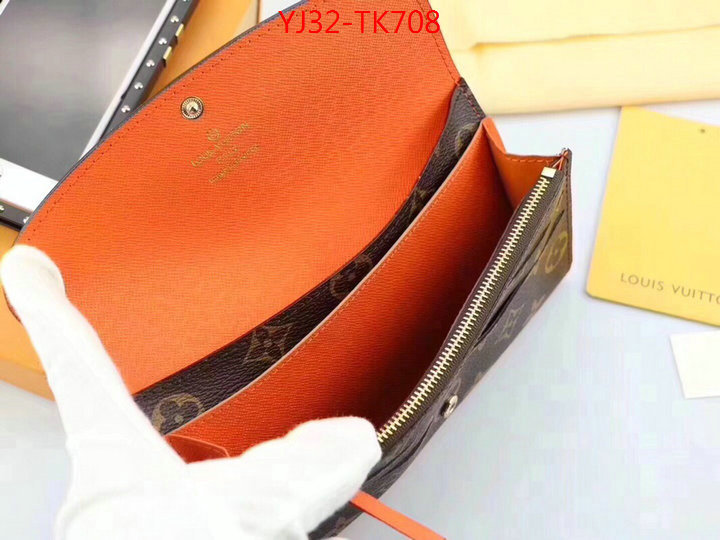 LV Bags(4A)-Wallet,ID: TK708,$:32USD