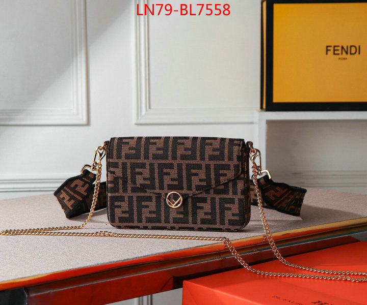 Fendi Bags(4A)-Diagonal-,high quality perfect ,ID: BL7558,$: 79USD