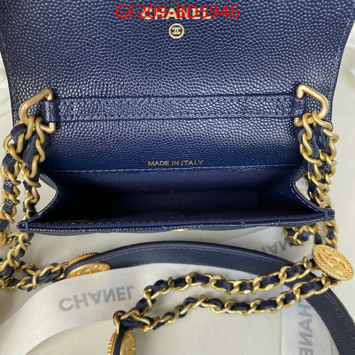 Chanel Bags(TOP)-Diagonal-,ID: BD5946,$: 209USD