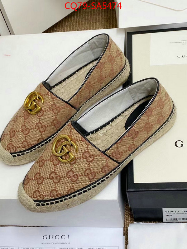 Women Shoes-Gucci,high quality designer replica , ID: SA5474,$: 79USD