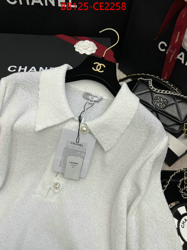 Clothing-Chanel,what's the best place to buy replica , ID: CE2258,$: 125USD