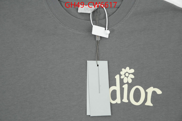 Clothing-Dior,high quality 1:1 replica ,ID: CW6617,$: 49USD