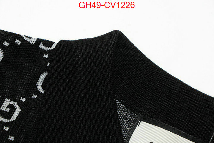 Clothing-Gucci,cheap online best designer , ID: CV1226,$: 49USD