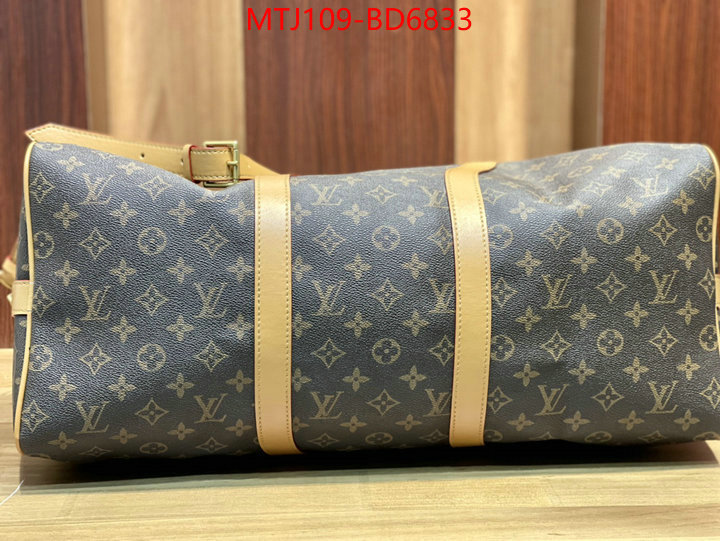 LV Bags(4A)-Keepall BandouliRe 45-50-,1:1 replica ,ID: BD6833,$: 109USD