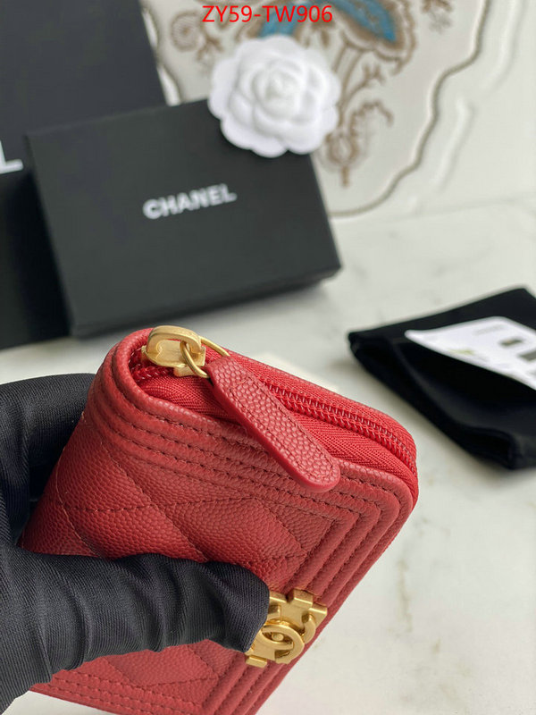 Chanel Bags(TOP)-Wallet-,ID: TW906,$: 59USD