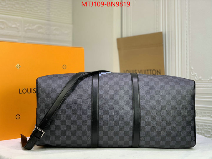 LV Bags(4A)-Keepall BandouliRe 45-50-,best quality fake ,ID: BN9819,$: 109USD