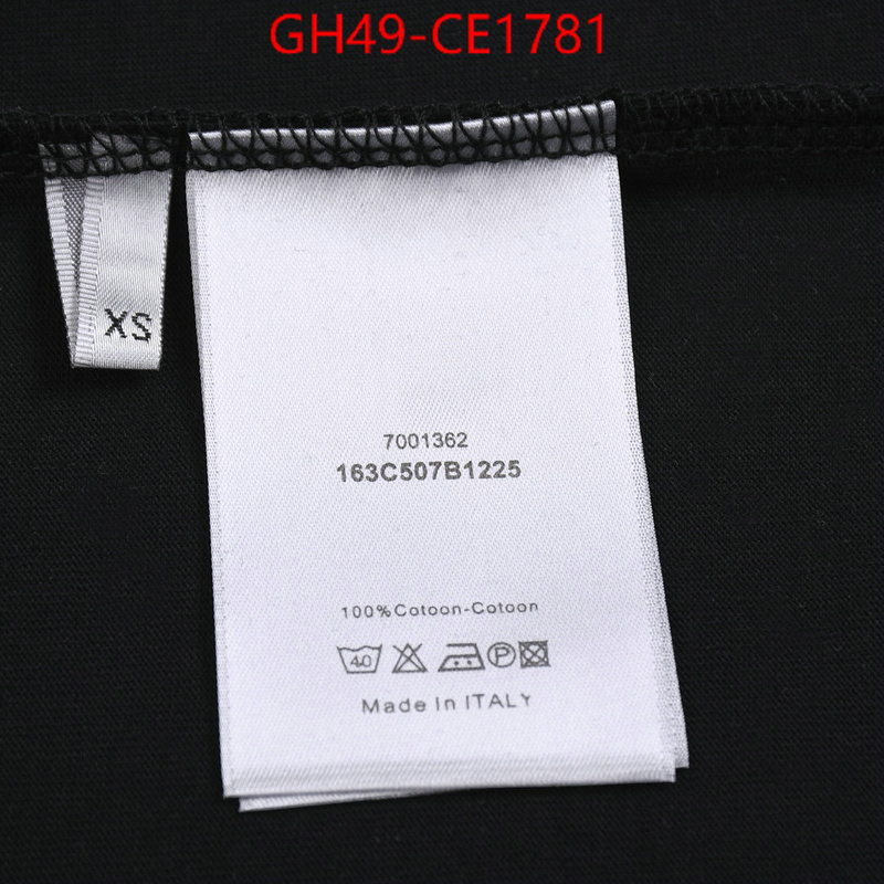 Clothing-Dior,replica shop , ID: CE1781,$: 49USD