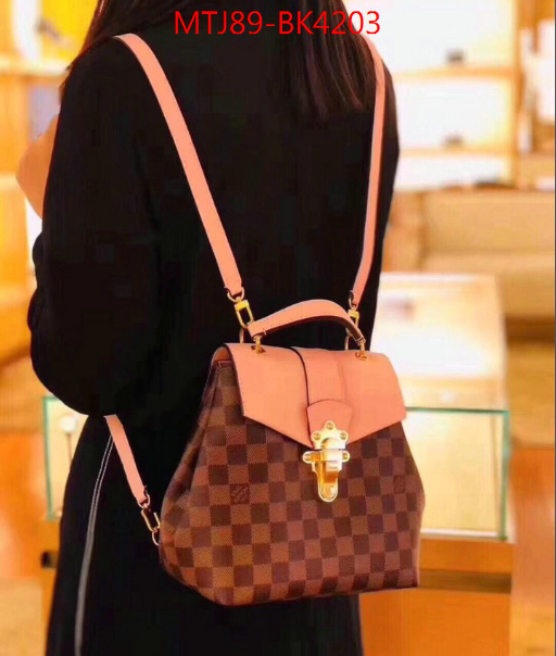 LV Bags(4A)-Backpack-,ID: BK4203,$: 89USD