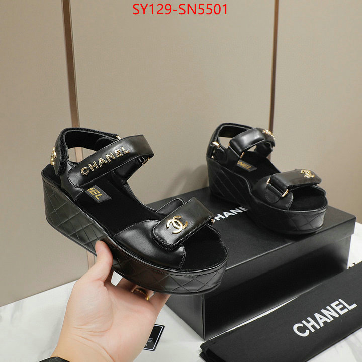 Women Shoes-Chanel,1:1 replica wholesale , ID: SN5501,$: 129USD