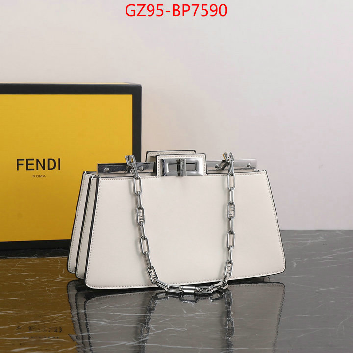 Fendi Bags(4A)-Handbag-,1:1 replica ,ID: BP7590,$: 95USD