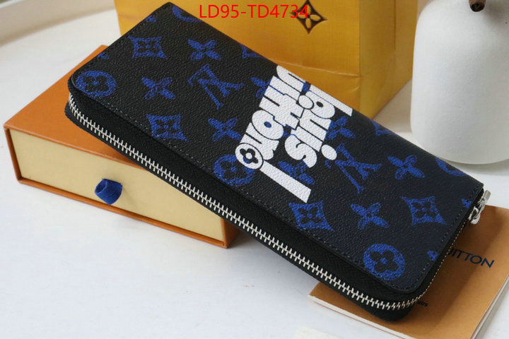 LV Bags(TOP)-Wallet,ID: TD4734,$: 95USD