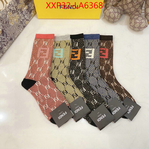 Sock-Fendi,what is a 1:1 replica , ID: LA6368,$: 32USD