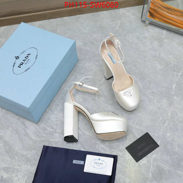 Women Shoes-Prada,highest quality replica , ID: SW6080,$: 115USD