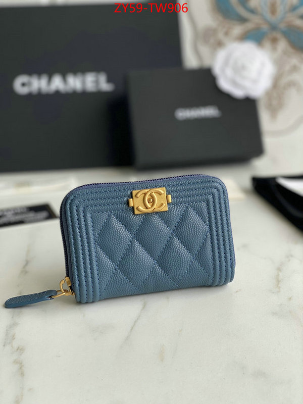 Chanel Bags(TOP)-Wallet-,ID: TW906,$: 59USD