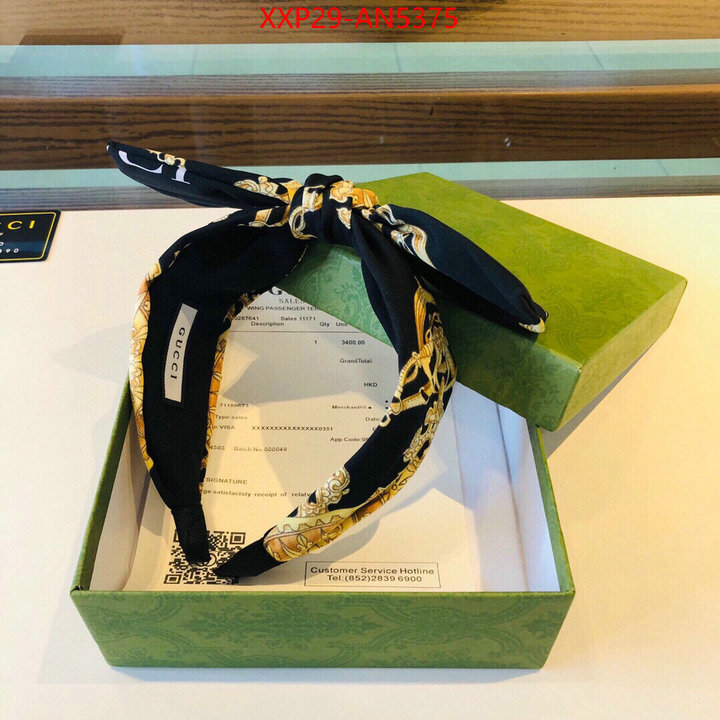 Hair band-Gucci,luxury fake , ID: AN5375,$: 29USD