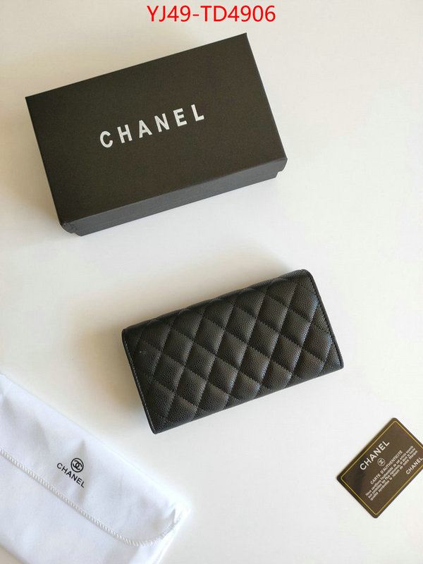 Chanel Bags(4A)-Wallet-,ID: TD4906,$: 49USD