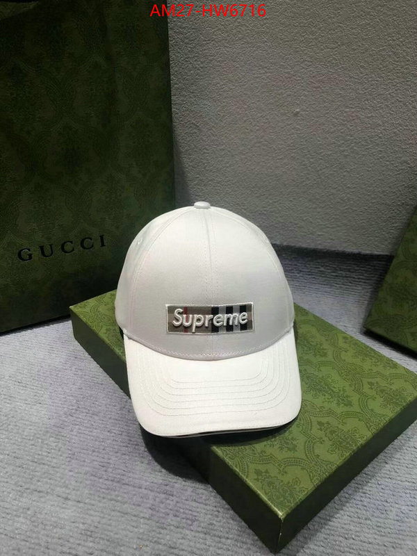 Cap (Hat)-Supreme,buy , ID: HW6716,$: 27USD